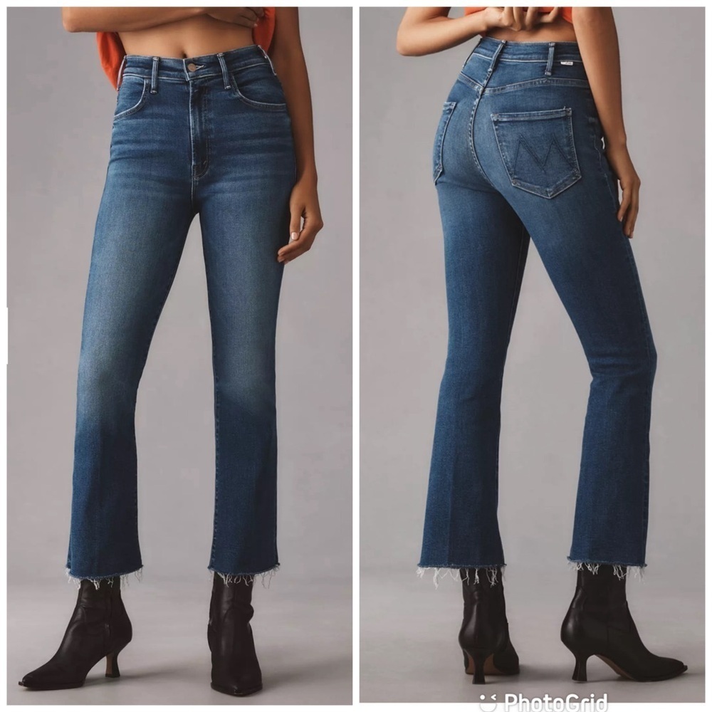 MOTHER The Hustler Ankle Fray Jeans Grasping at straws New with Tags!